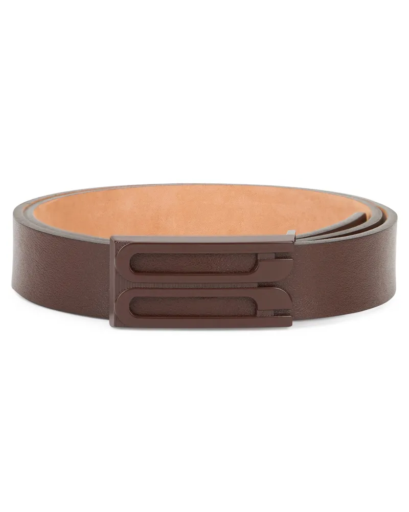 Victoria Beckham Women's Leather Belt B Frame Brown Brown
