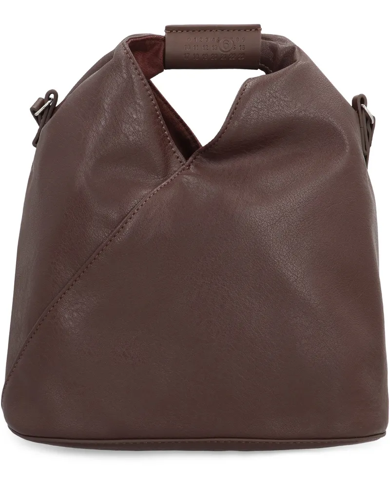 Maison Margiela Women's Shoulder Bag Eco-Leather Cocoa Brown Polyurethane; Lining: Cotton Brown