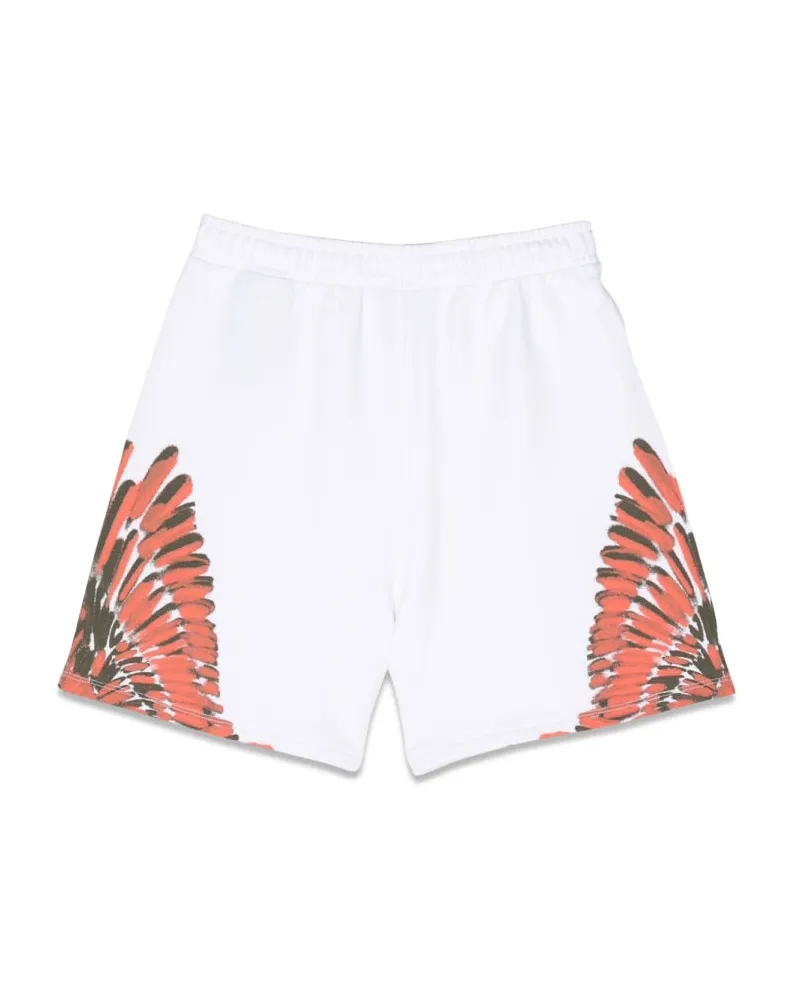 Marcelo Burlon | County of Milan Cotton Jogger Shorts — White White