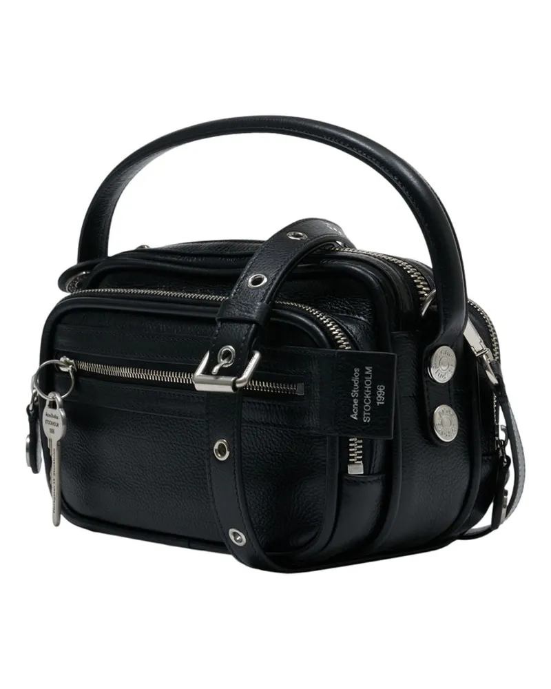 Acne Studios Unisex Camero Kit Purse -  Leather Black Calfskin Bags Shoulder-Hobo-Bags Black