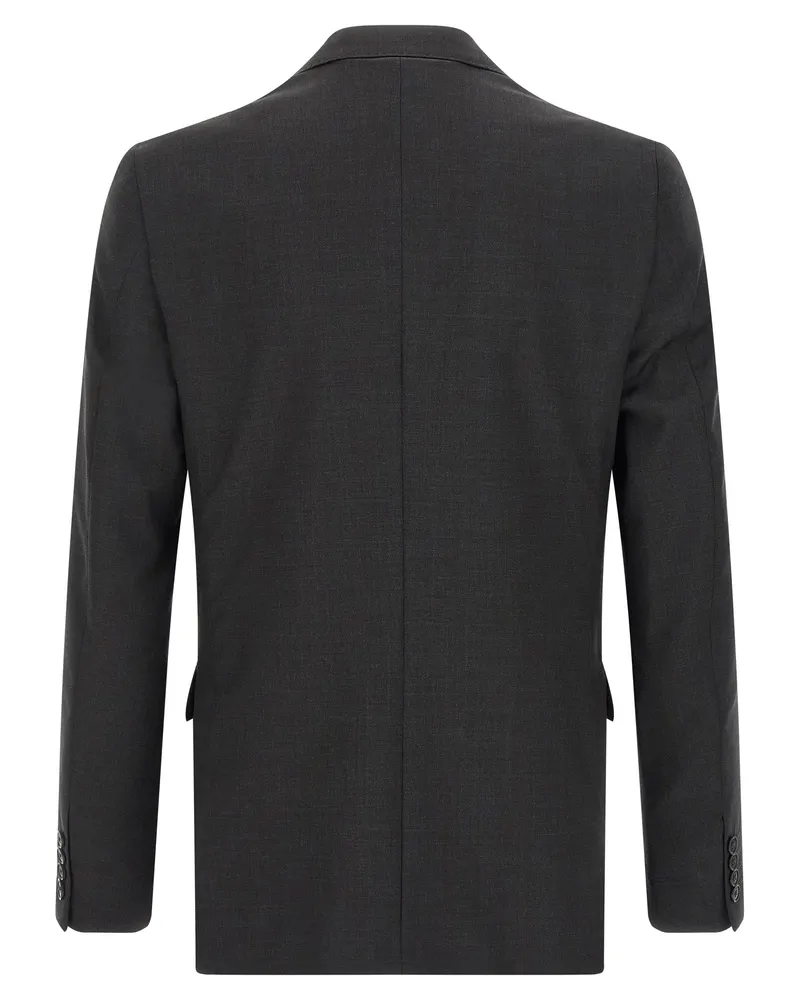 Pal Zileri Men's Gray Viscose Two-Piece Suit Gray