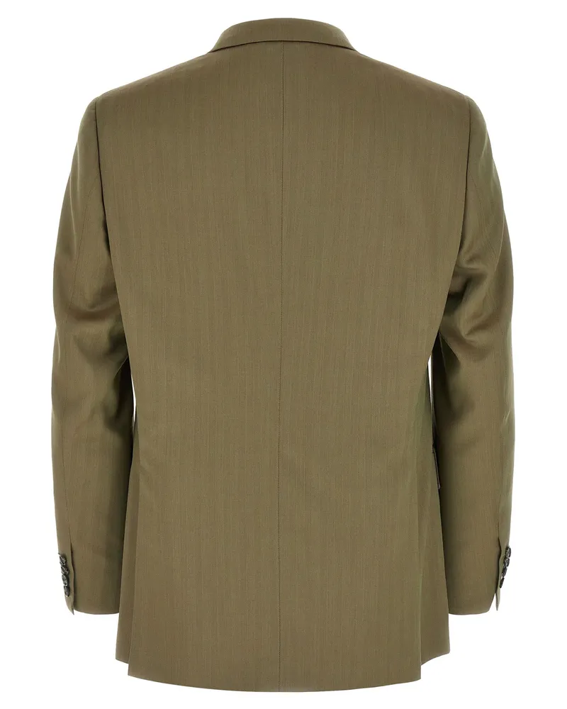 Brioni Brunico Pant Suit — Olive Olive