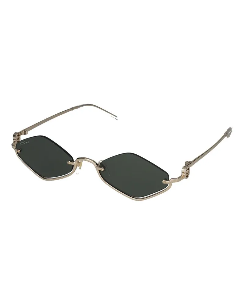 Gucci GG1604S Metal Frame Sunglasses — Grey Grey