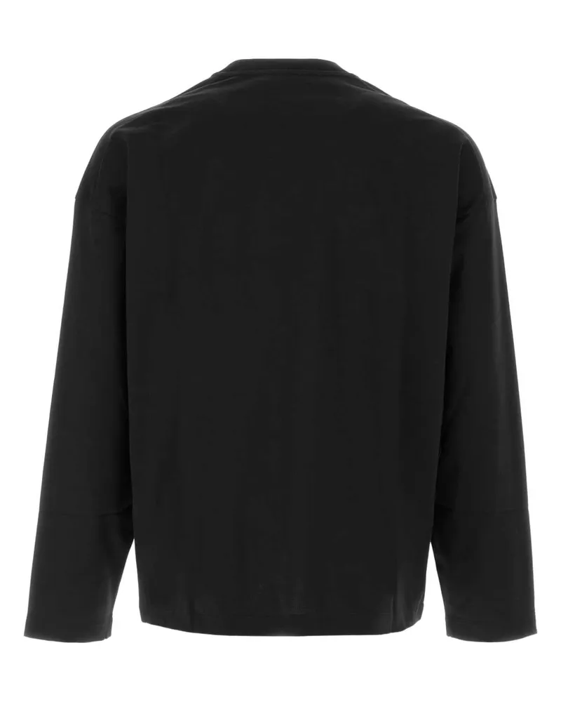 Jil Sander Men's Cotton T-Shirt Black Black