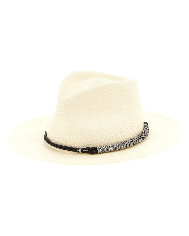 Brunello Cucinelli Fedora — Cream Cream