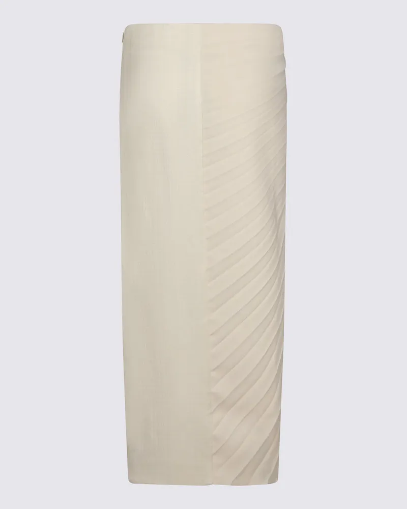 Roberto Cavalli Women's Skirts Ivory Vi El White