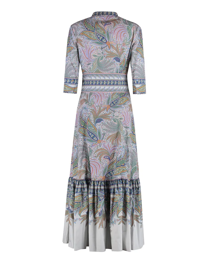 Etro Women's Printed Cotton Dress Multicolor
