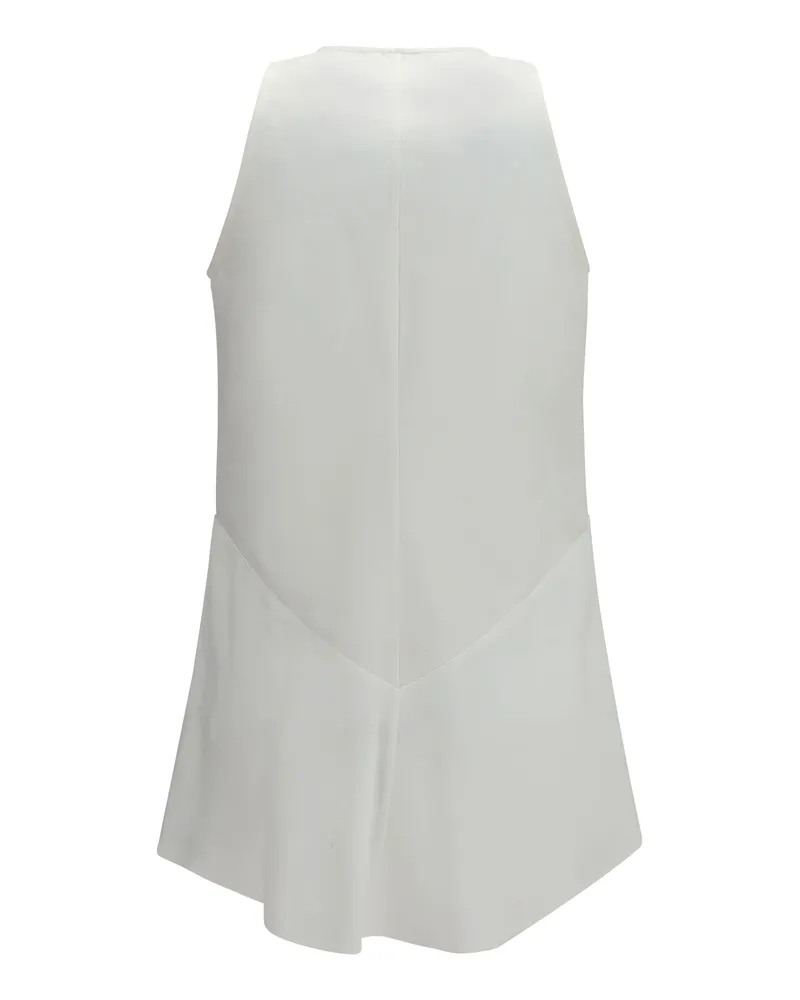 Brunello Cucinelli Women's Cotton And Silk Satin Top Naturale White