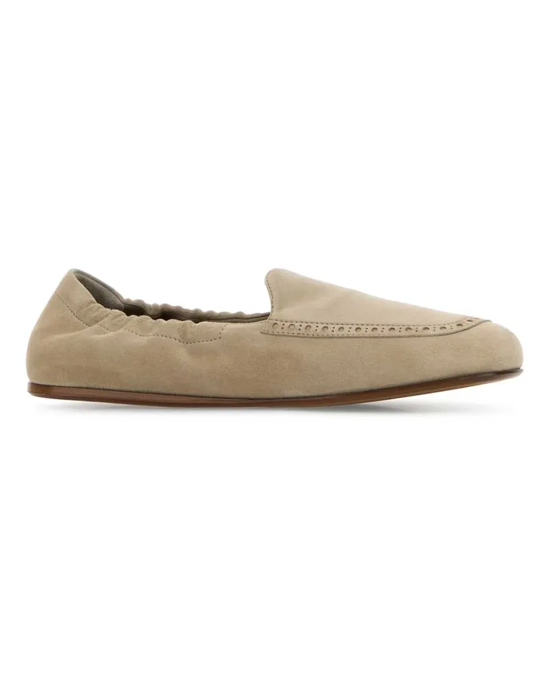 Church's Women's Beige Suede Rika Loafers Desert Mocassini Beige