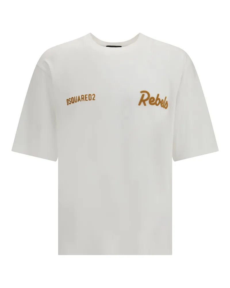 Dsquared2 Rebels T-Shirt — White White