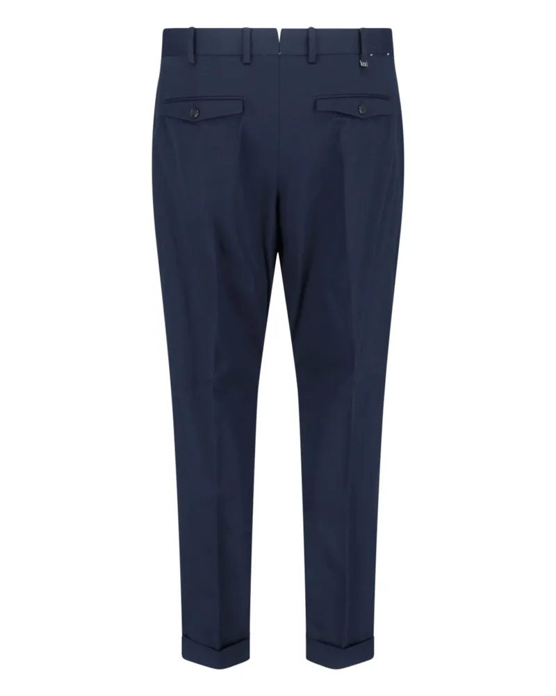 PT TORINO Men's Trousers Blue Cotton Navy