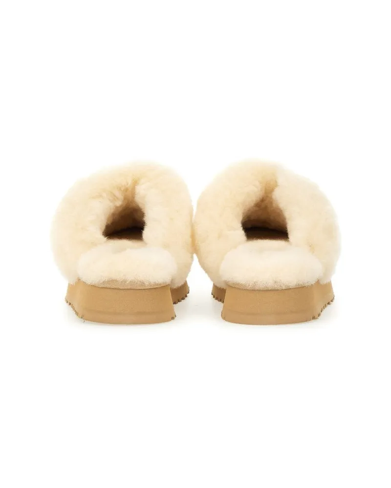 UGG Disquette Slippers — Beige Beige