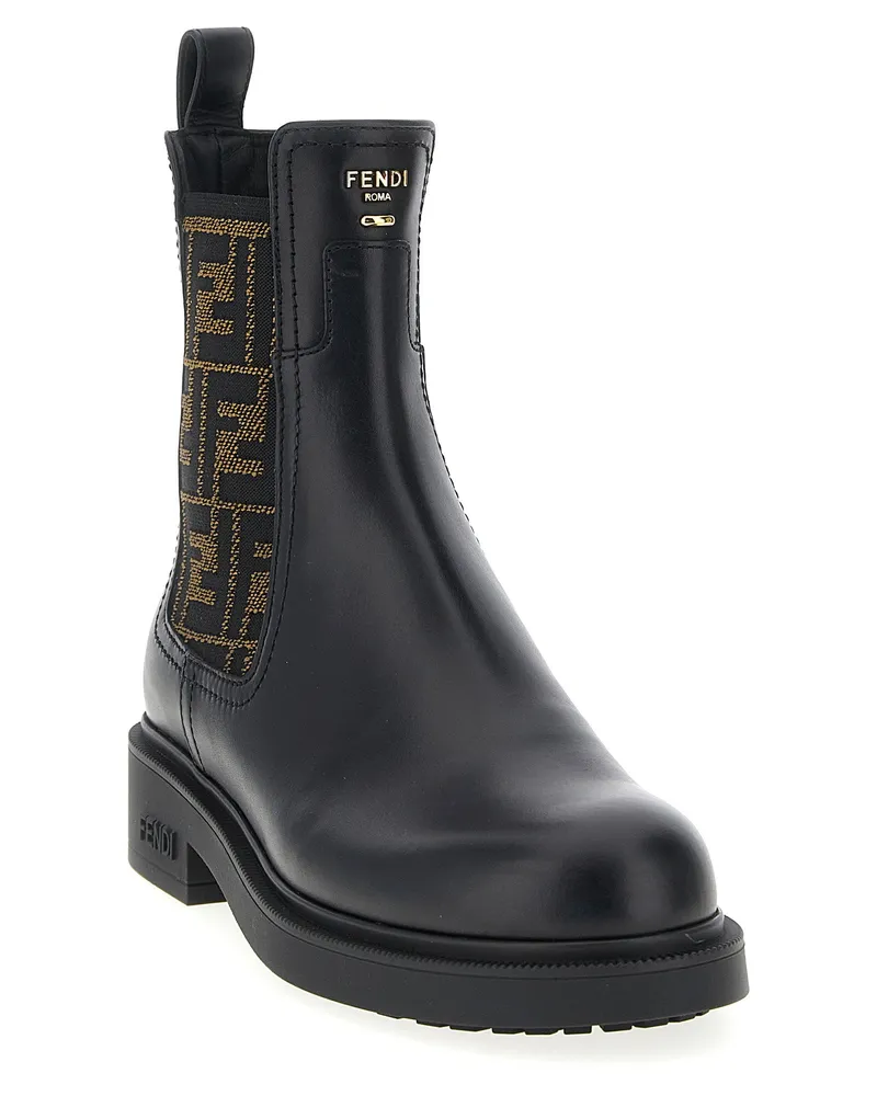 Fendi Ankle Boot — Black Black