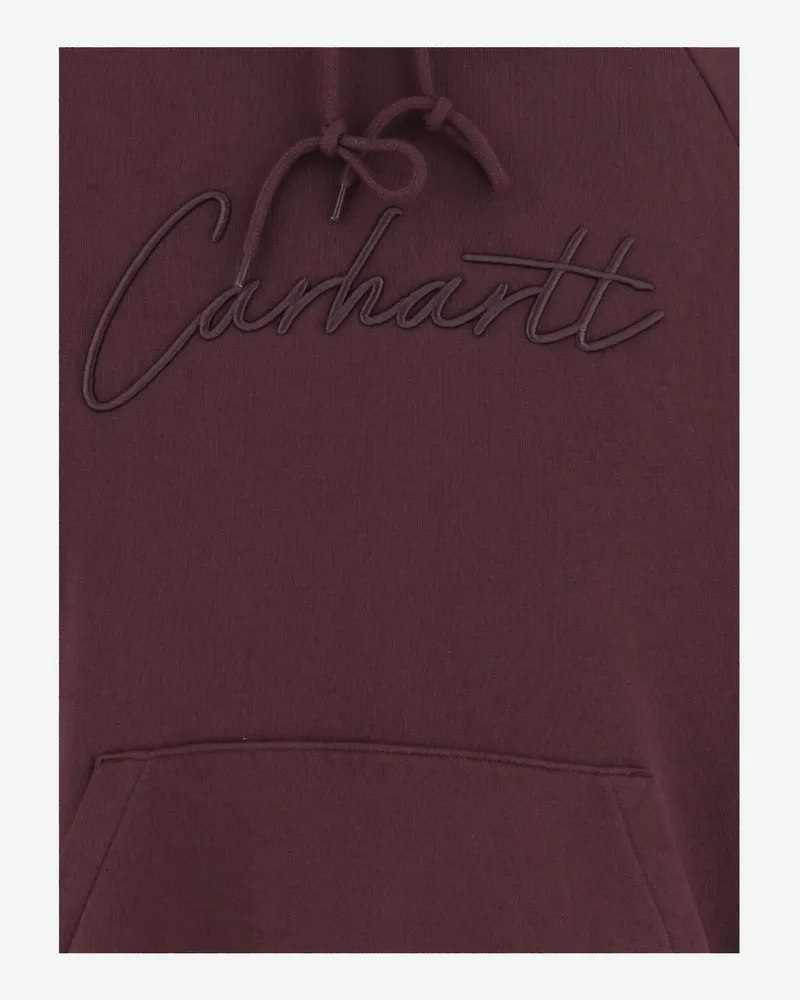 Carhartt WIP Men's Cotton Sweatshirt Burgundy Sweatshirts Sweater Burgundy