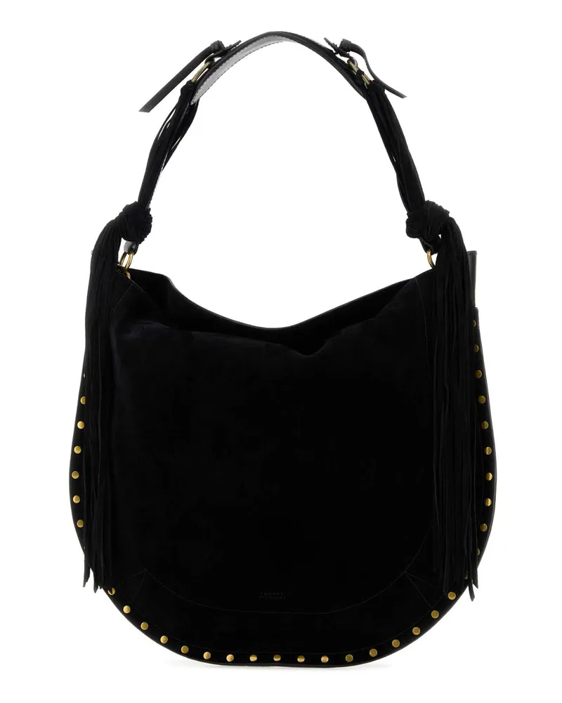 Isabel Marant Women's Black Suede Oskan Shopping Bag Borse A Mano Black