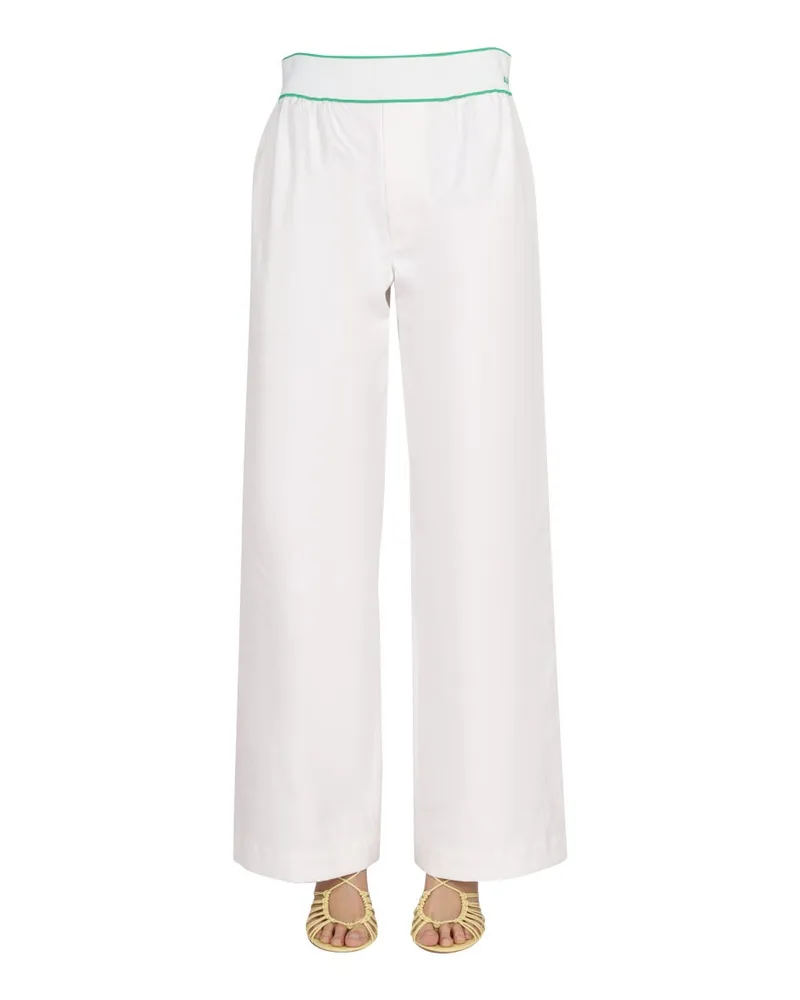 Bottega Veneta Cotton Twill Trousers — White White