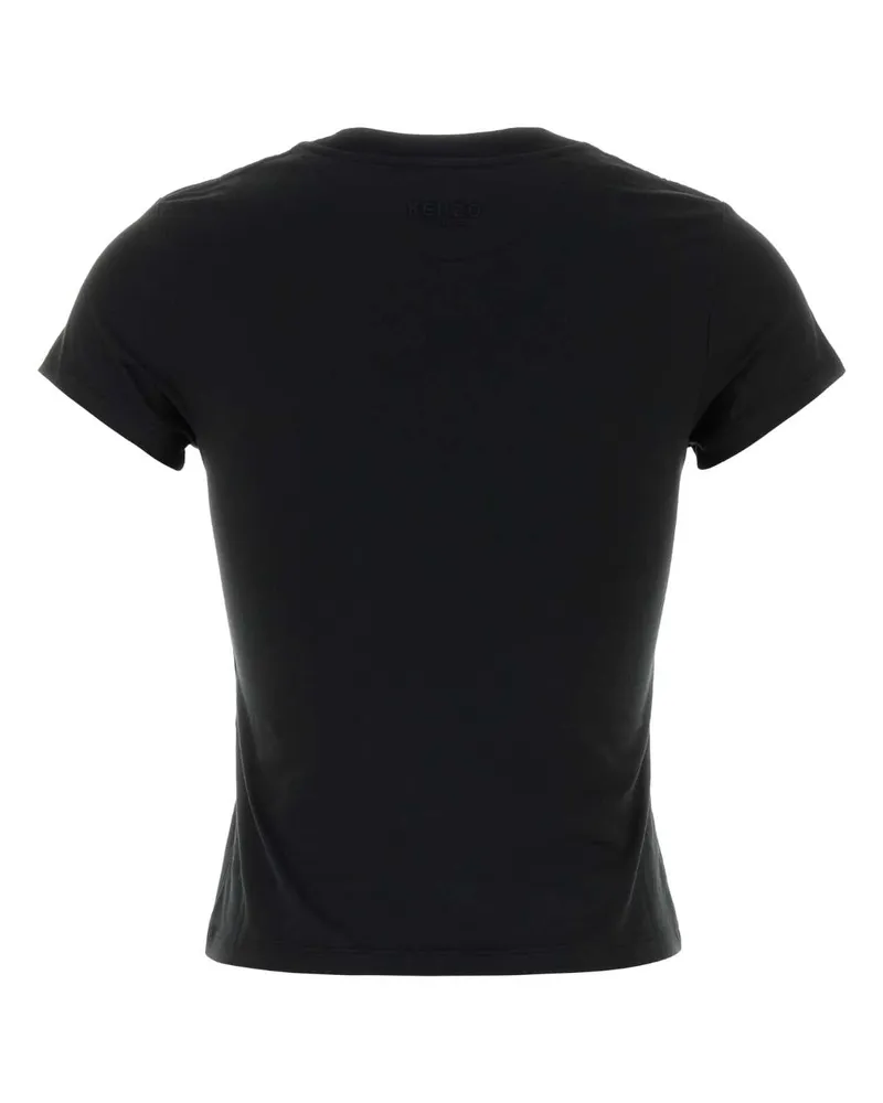 Kenzo Women's Black Cotton T-Shirt Exterior Black