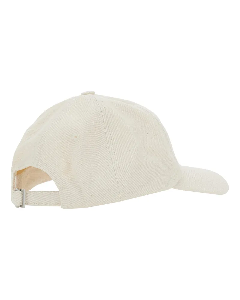 Jacquemus Women's Baseball Cap La Casquette Gadjo White Cotton Hat White