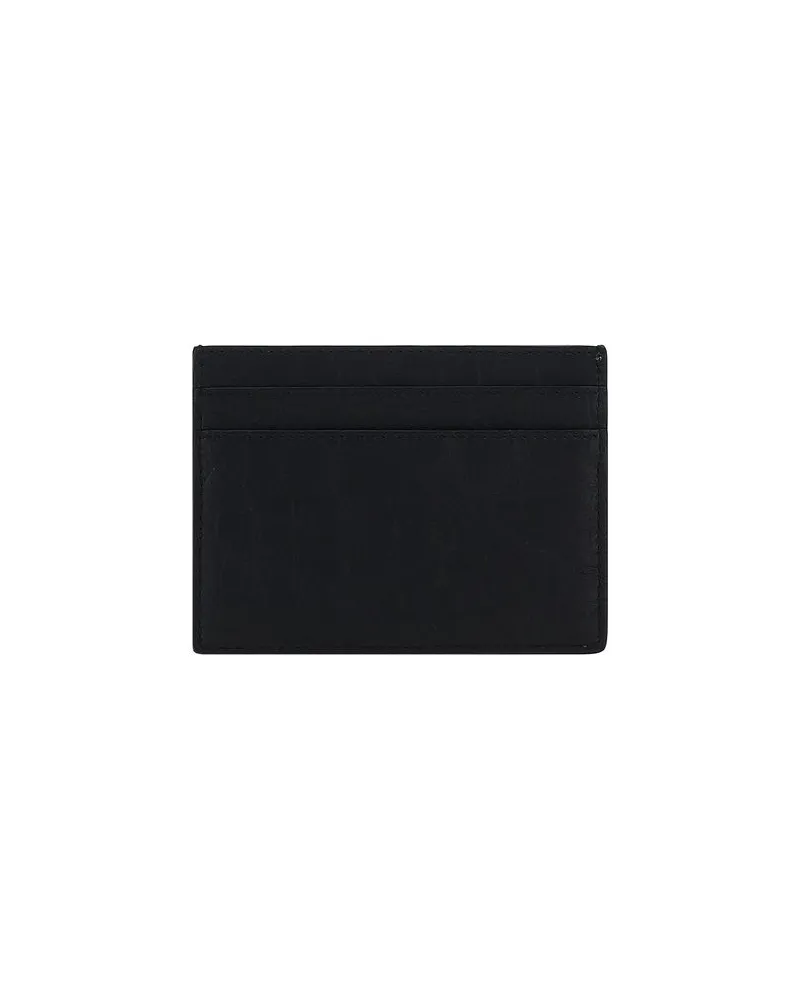 Saint Laurent Men's Black Goatskin Wallet Black