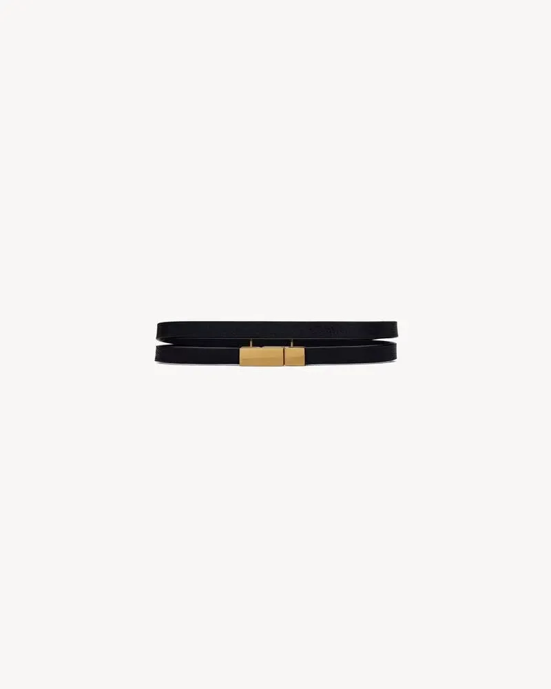 Saint Laurent Bracelet — Black Black
