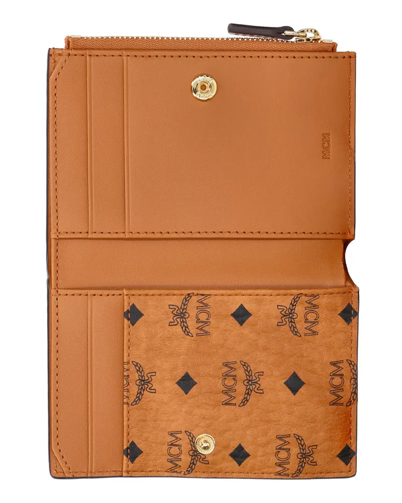 MCM Men's Wallets Brown Polyurethane Brown