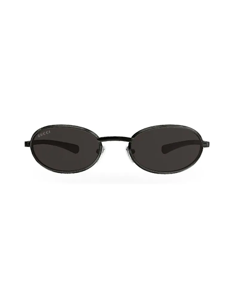 Gucci Unisex Sunglasses Black Metal Black