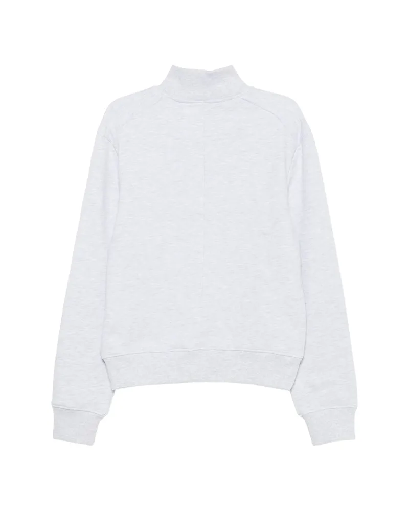 Entire Studios High-Neck Cotton Sweater — Gray 