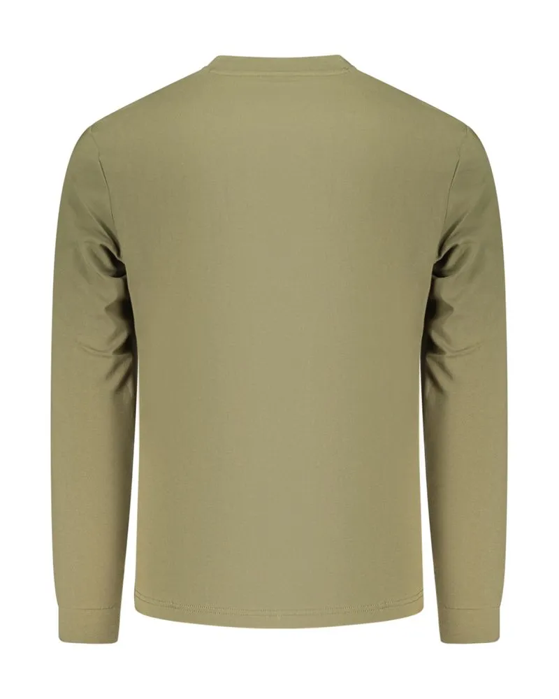 Napapijri Logo-Embossed Cotton T-Shirt — Green Green