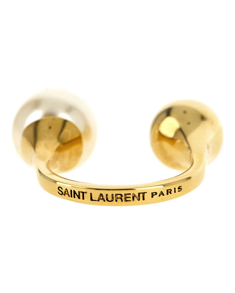 Saint Laurent Cassandre Ring — Gold Gold