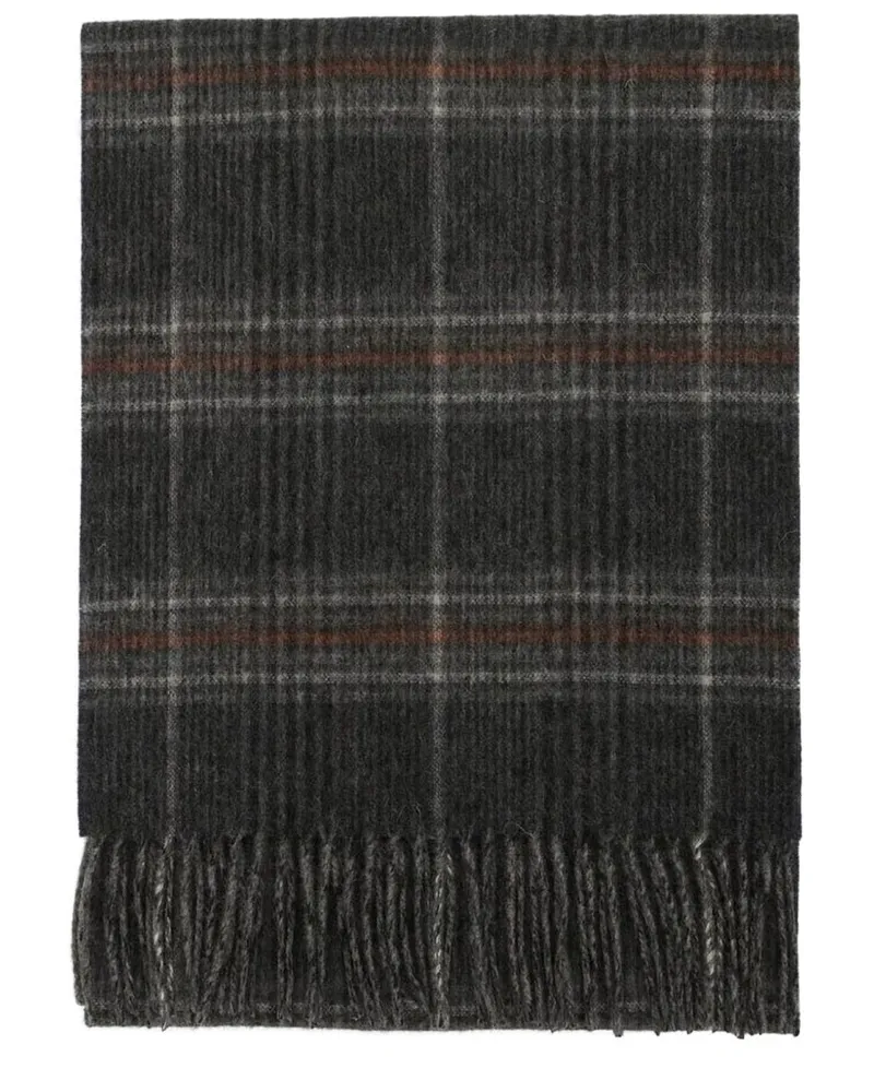 Barbour Reversible Wool Scarf — Gray Gray
