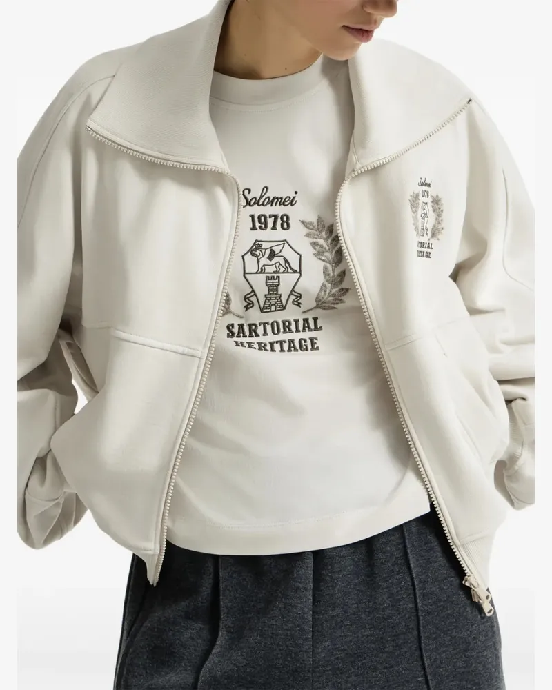 Brunello Cucinelli Women's Hoodie Aw26 W White