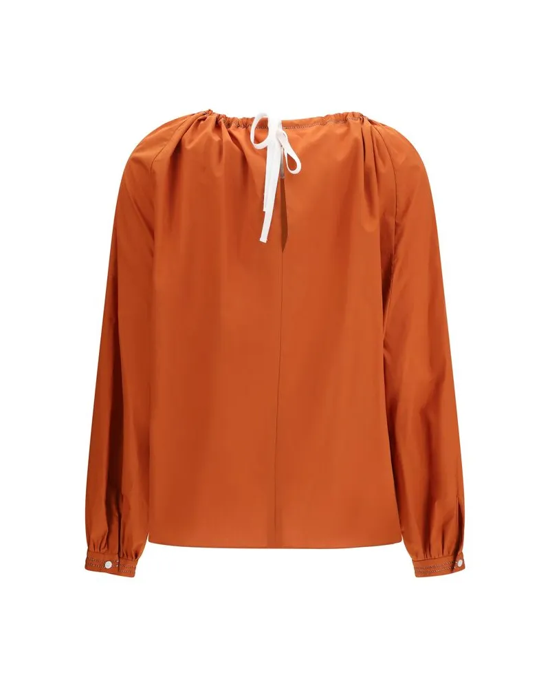 Marni Women's Orange Cotton Polo Shirt Orange