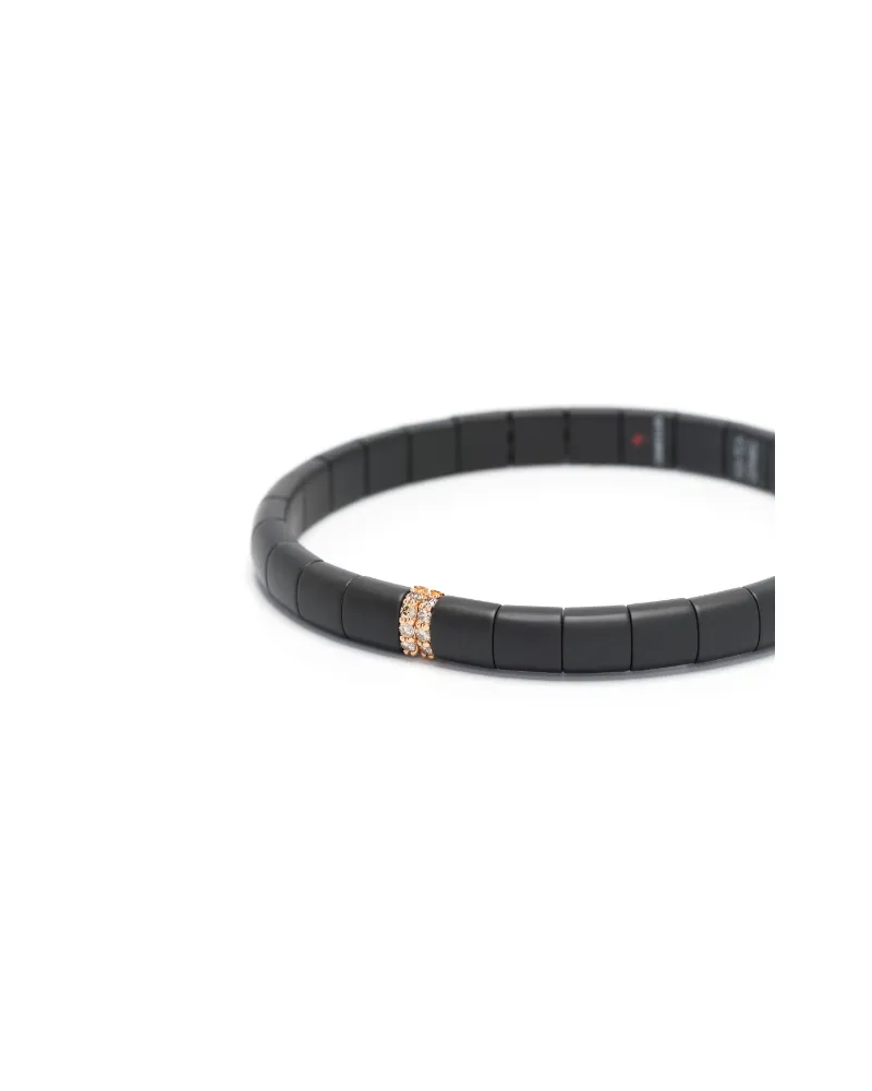Roberto Demeglio Women's 18kt Rose Gold Diamond Bracelet Ss24 W Black