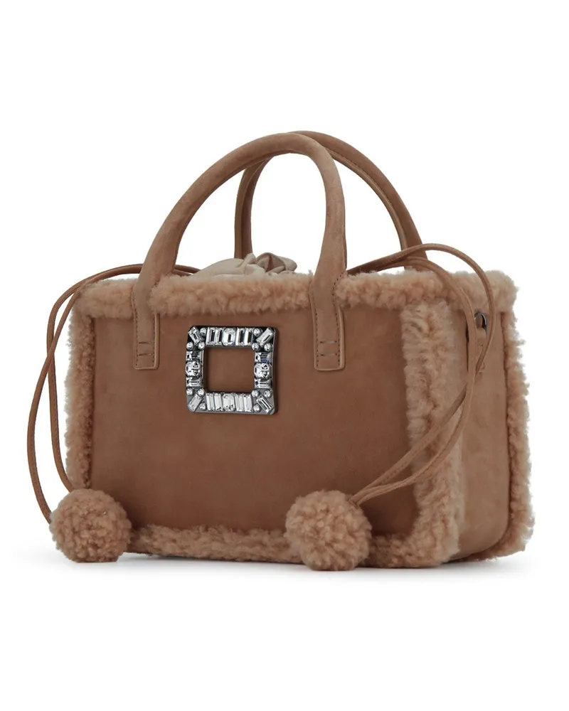 Roger Vivier Viv Skate Top Handle Bag S812tabaccochs410keniasc