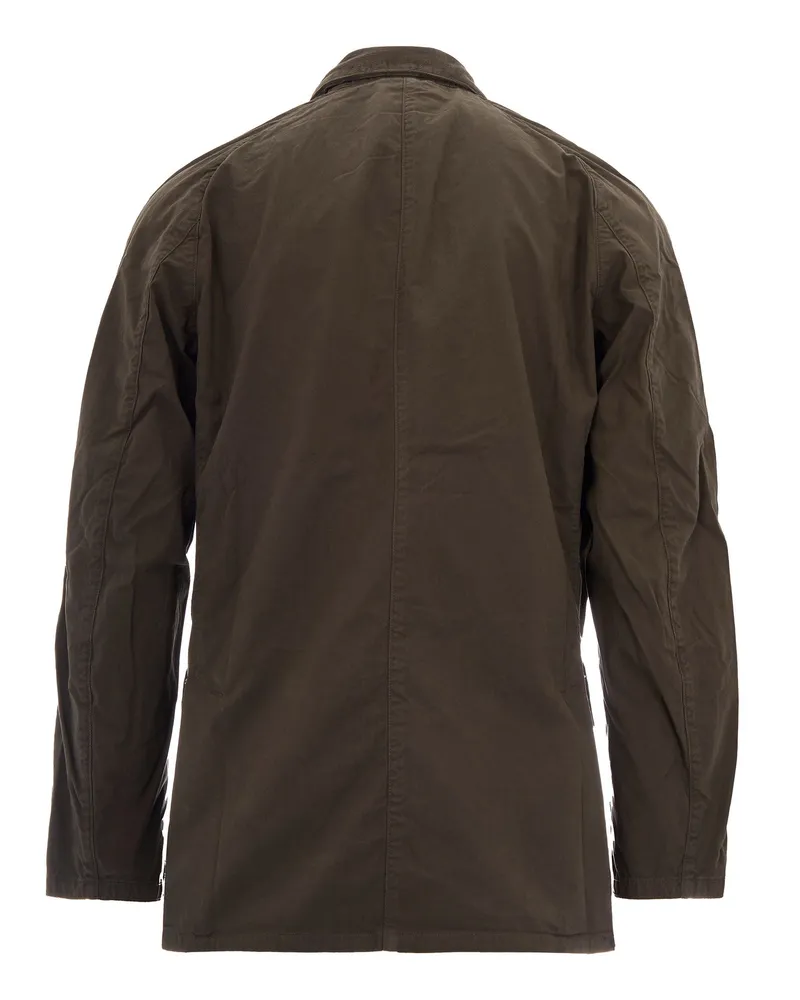 Barbour Men's Jacket Ashby Casual Olive Cotton Olive