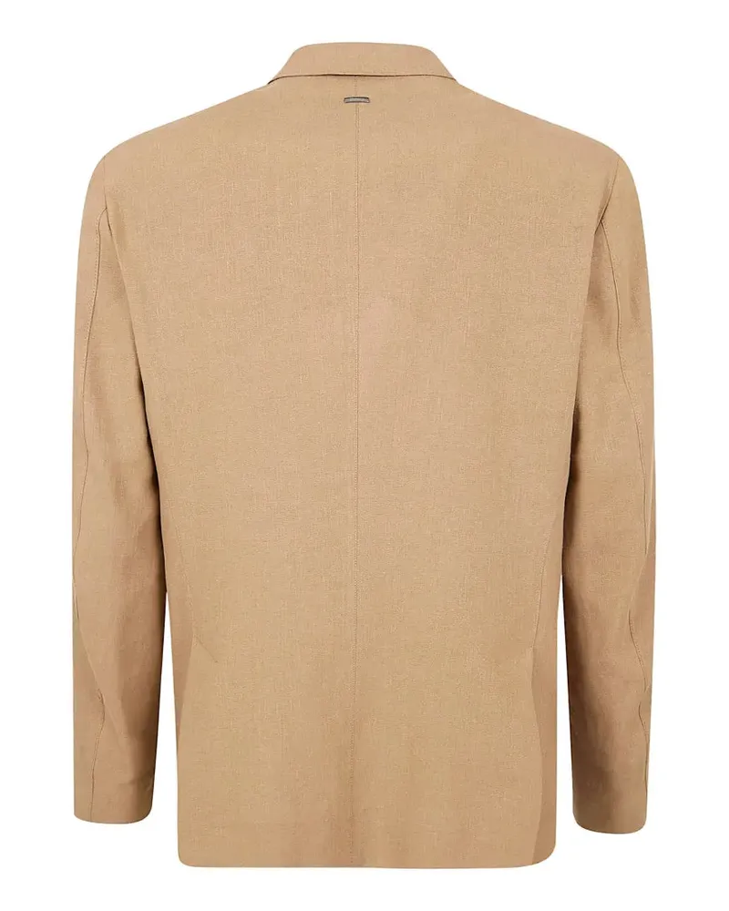 Herno Men's Linen Pocket Jacket Ss26 M Beige