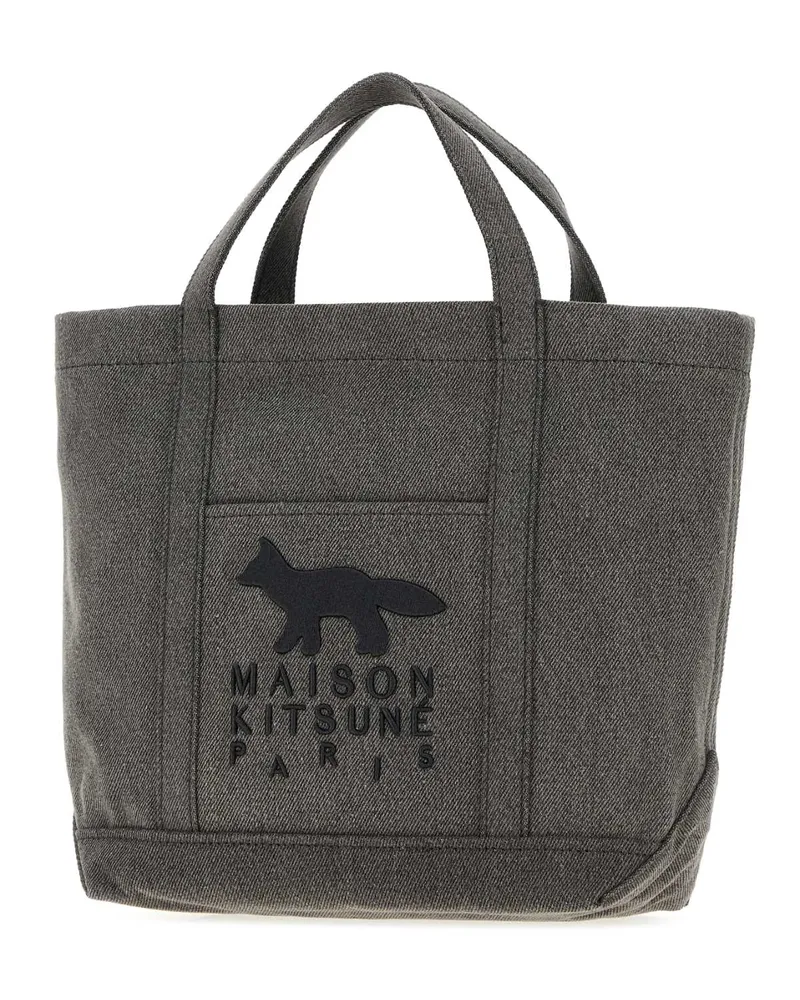 Kitsuné Profile Fox Tote Bag — Gray Gray