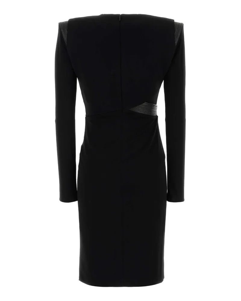 Versace Women's Black Crepe Dress 1.outer Fabric:elastane Abiti Black