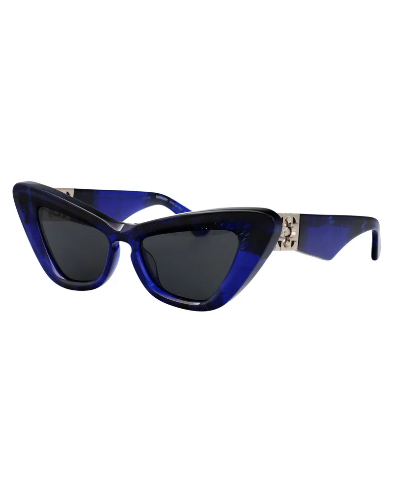 Burberry Men's Sunglasses Check Blue Acetate Blue