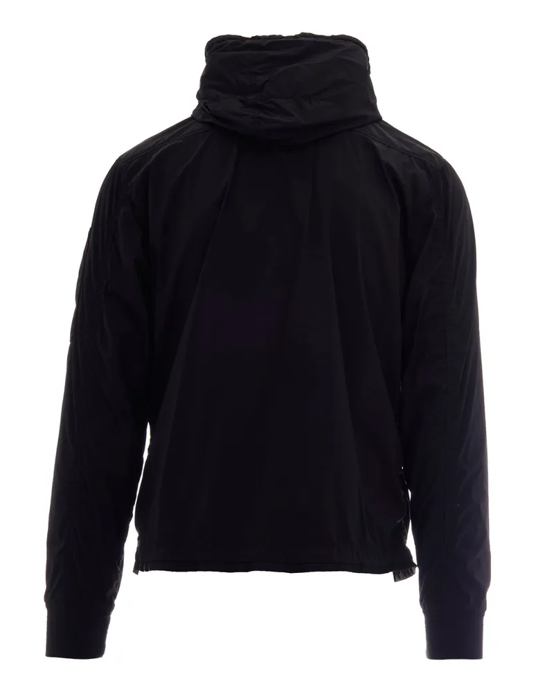 C.P. Company Men Bomber Nycra-R Lens Black Polyamide Elastane Jacket Black