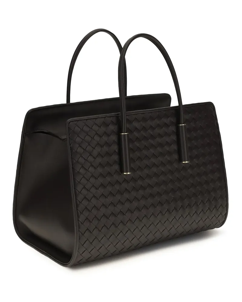 Bottega Veneta Women's Tote Bag Barbara Espresso Leather Espresso-Brass Lamb Shoulder Espresso/brass Espresso