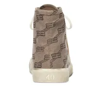Men's Paris Bb Hi-Top Sneaker Brown Textile