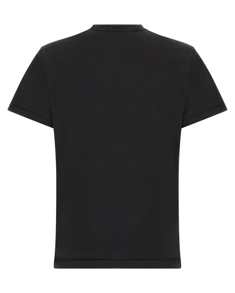 Stone Island Men's Black Cotton Sportswear Clothing Black