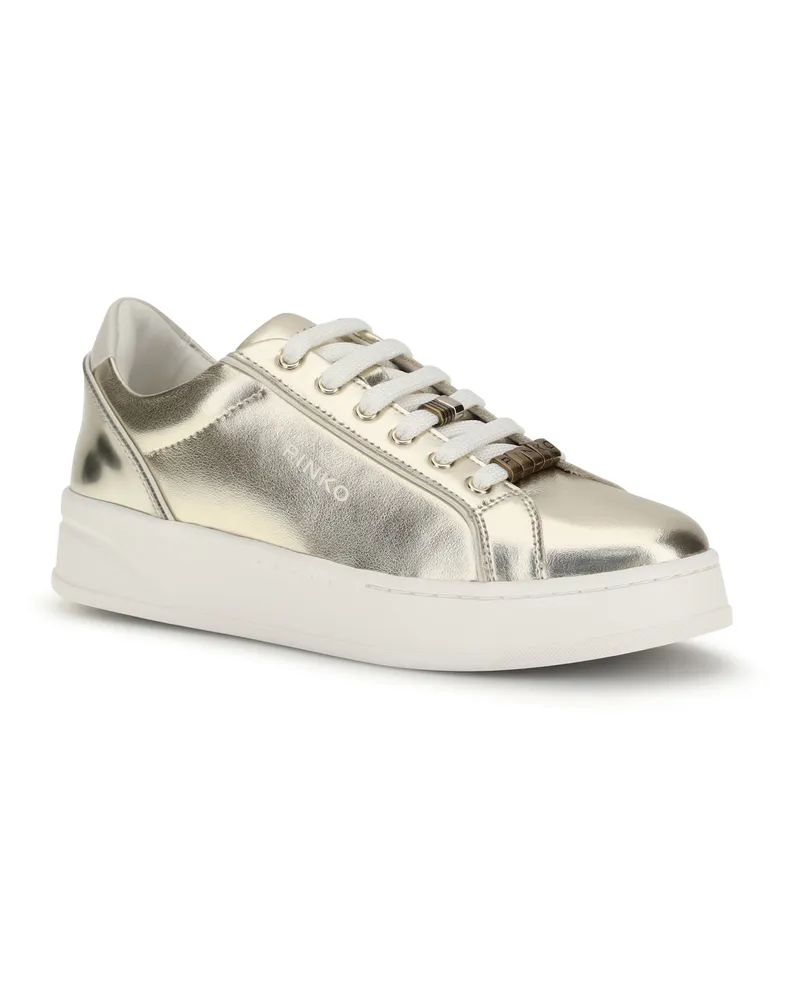 Pinko Women's Iris Sneakers Platinum Gold