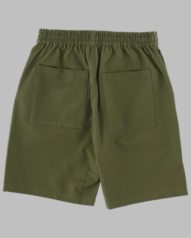 Moschino Logo-Embroidered Shorts — Green Green