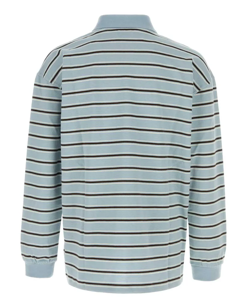 Bottega Veneta Lightblue Exterior: Cotton Polo T-shirts And Polos Blue