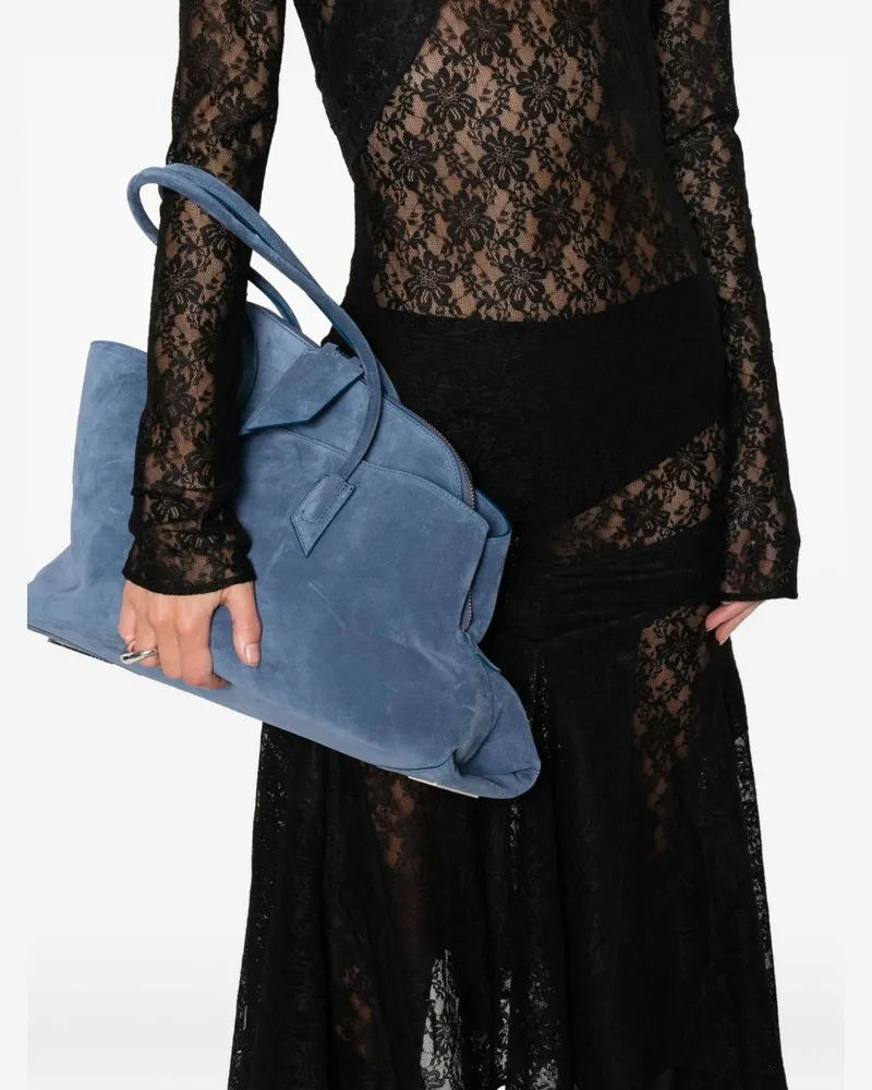 ATTICO La Passeggiata Shoulder Bag — Blue Blue