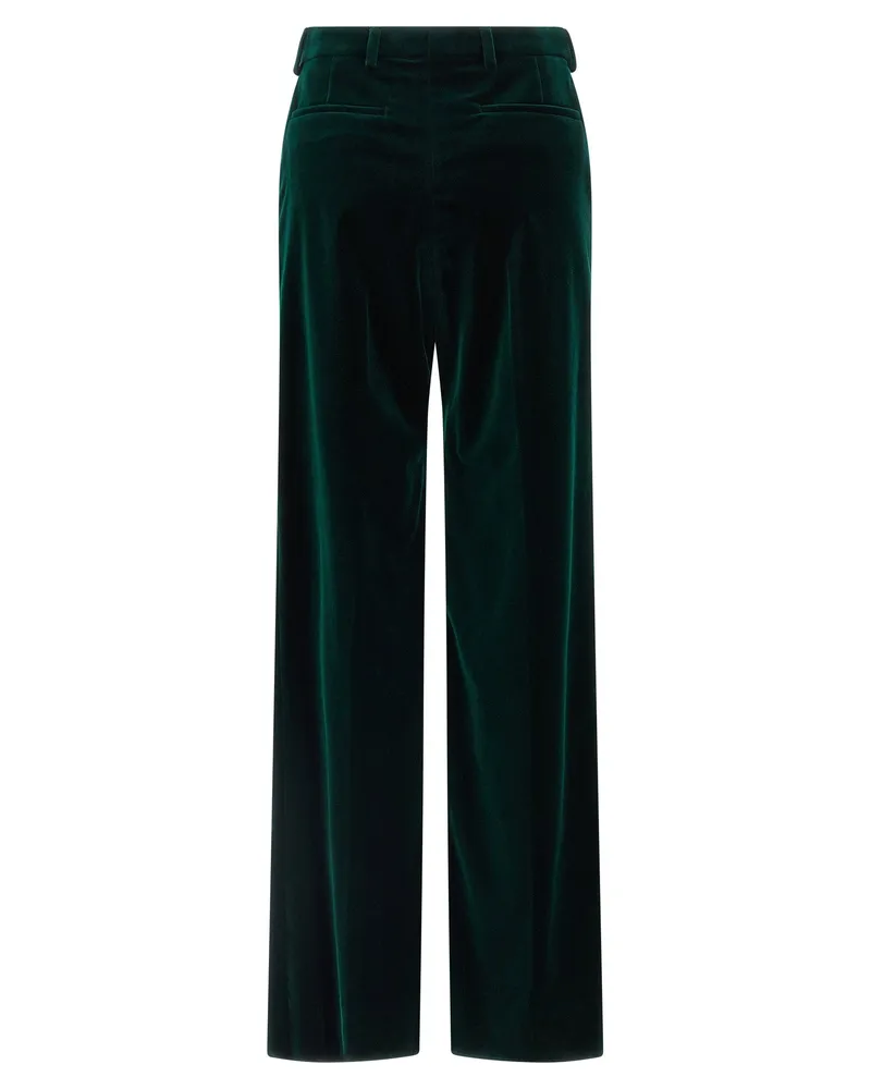 Gucci Velvet Trousers — Green Green