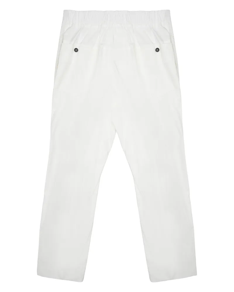 Low Brand Cotton-Blend Trousers — White White