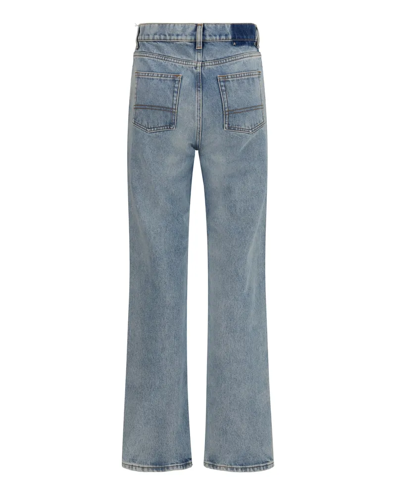 Golden Goose Women's Journey Jeans Blue Cotton Blue